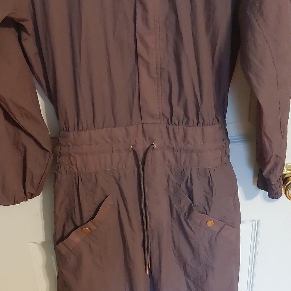 Athleta Chocolate Brown Jumpsuit - Picture 4 of 8